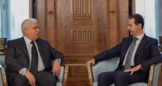 Falih al-Fayyad meeting with Syrian president Bashar al-Assad