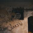 Graffiti on a villa that was used as IS base, Sinjar old city