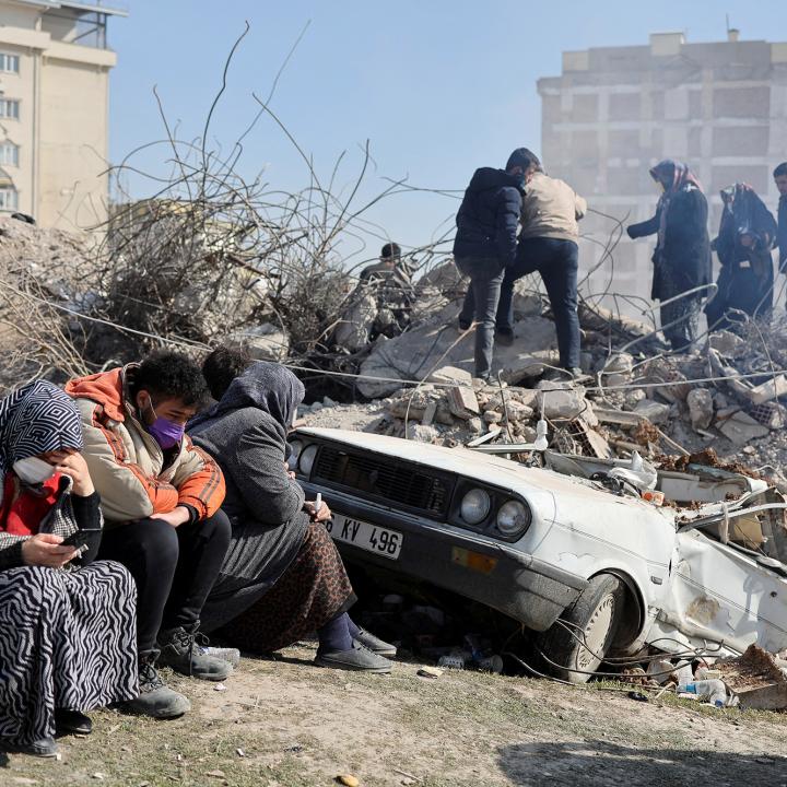 Post earthquake recover efforts in Kahramanmaras, Turkey, in February 2023 - source: Reuters
