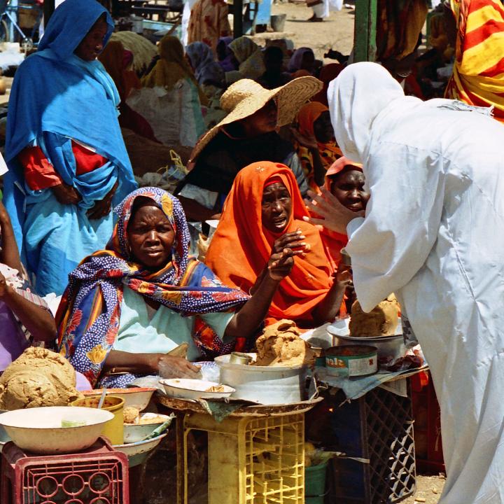 Women in market, Khartoum