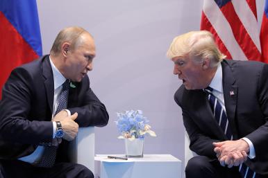 Trump in a Meeting with Putin