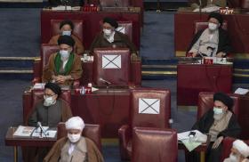 Clerics gather in a bi-annual meeting of Iran's Assembly of Experts - source: Reuters