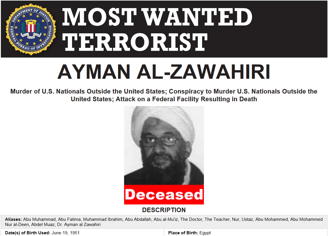What Zawahiri’s Death Means for alQaeda and Its Branches The