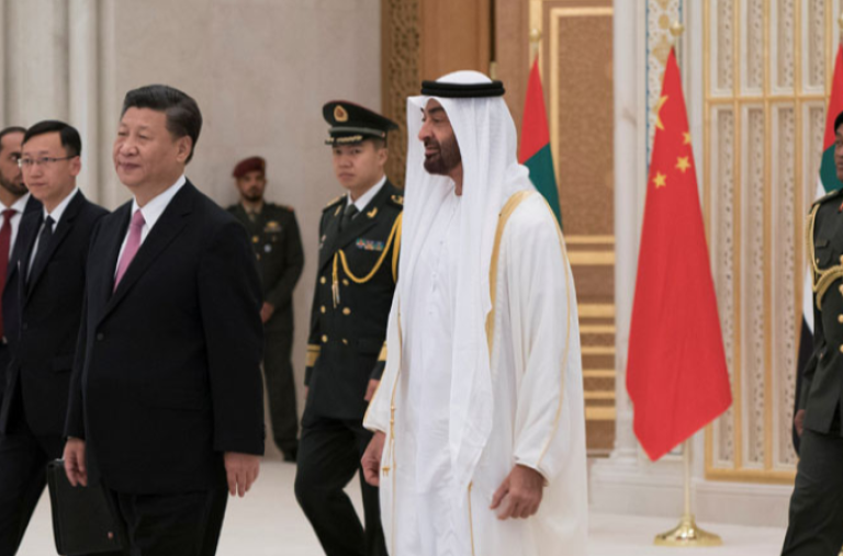 Chinese and UAE leaders meet