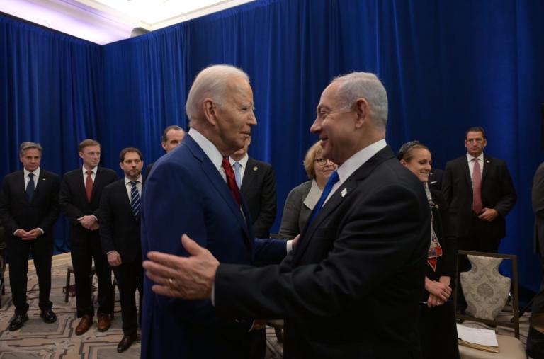 President Joe Biden and Prime Minister Binyamin Netanyahu meet at the United Nations in New York in September 2023 - source: Prime Minister's Office