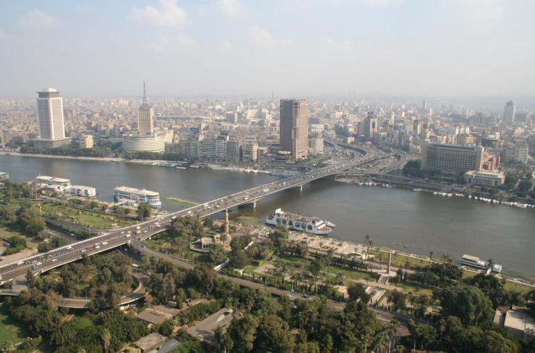 View of the Nile in Cairo