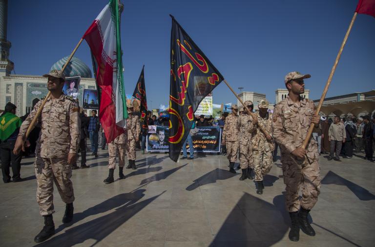 "Holy Shrine Defenders" at Sayyid Zainab Mosque, Damascus