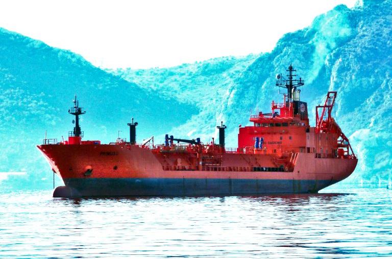 The LPG Tanker GAS AURORA, IMO 9050187 