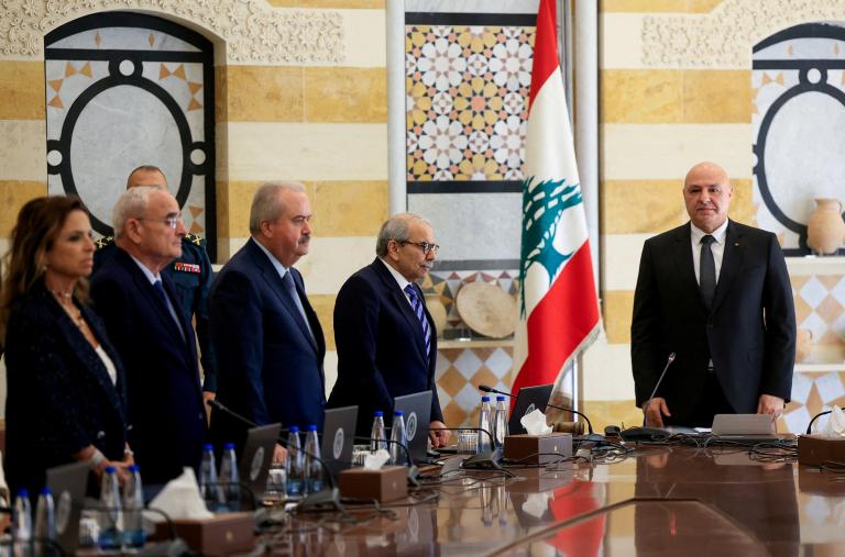 Lebanon's President, Joseph Aoun, meets with his Cabinet in November 2025 - source: Reuters