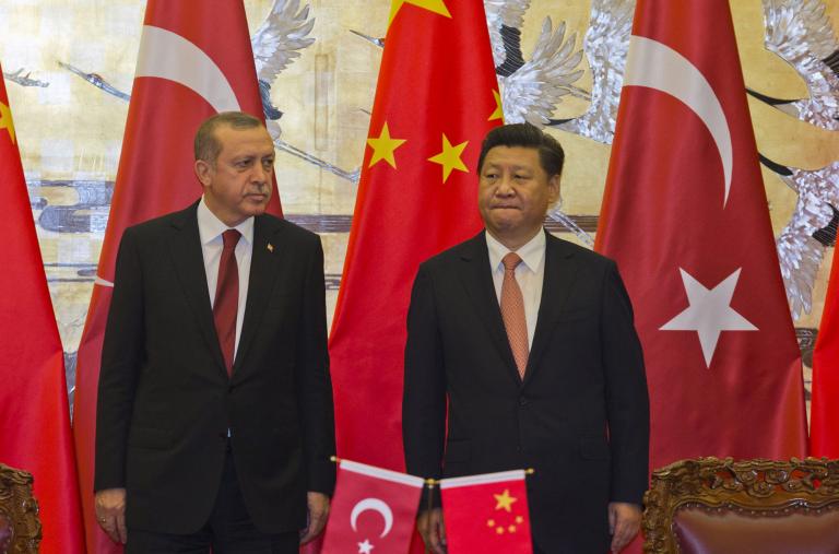 Presidents Erdogan of Turkey and Xi of China meet in Beijing - source: Reuters