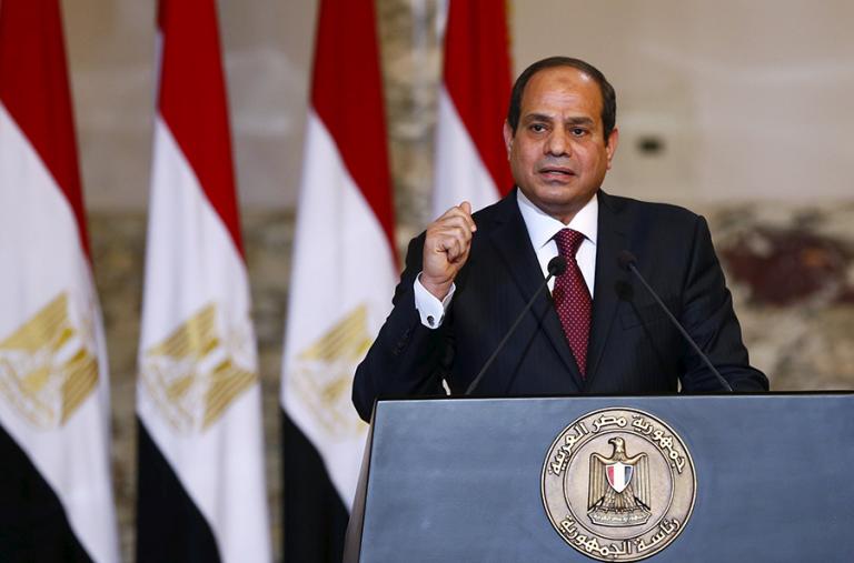 Egyptian president Sisi speaks