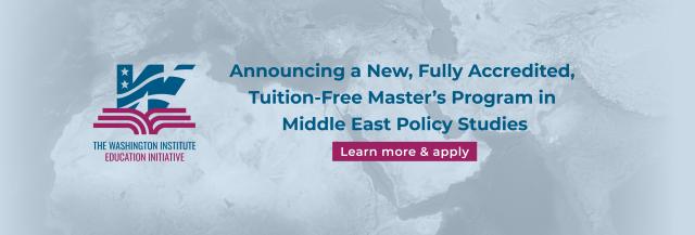 Masters of Middle East Policy promo box