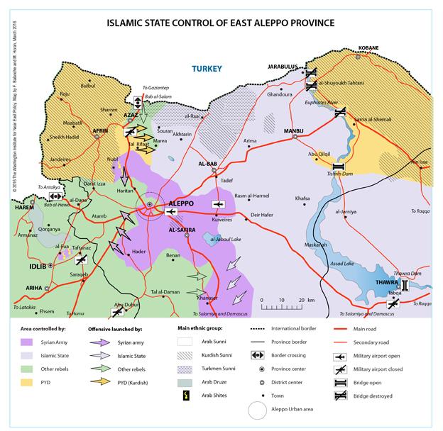 East Aleppo map