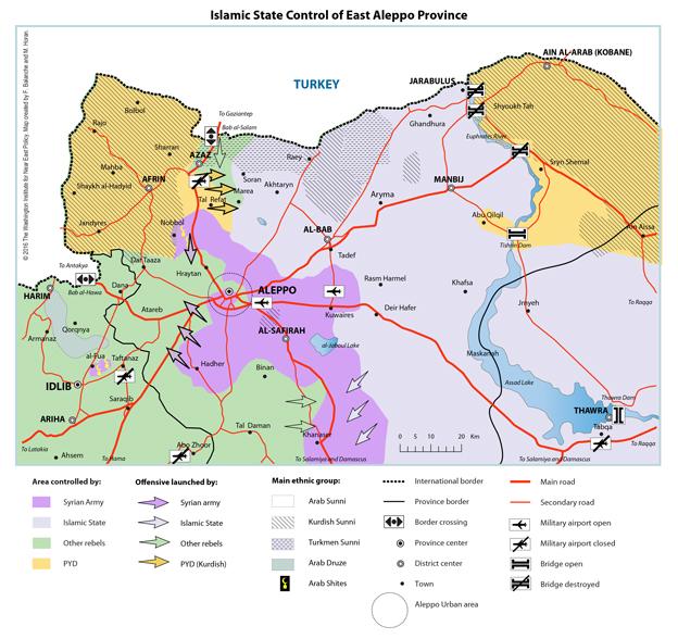 East Aleppo map