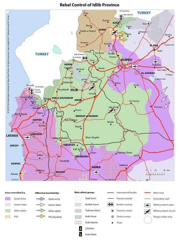 Idlib map