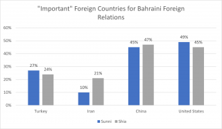 "Important" Foreign Countries for Bahraini Foreign Relations