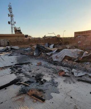 Damage at al-Tanf, October 20, 2021
