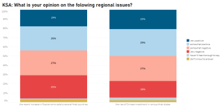 China and Russian increase KSA views