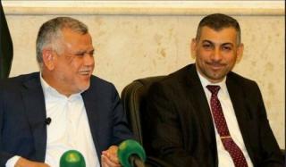 Hayder Hanoun Zayer and Badr leader Hadi al-Ameri