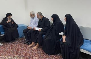Meeting between Jadriya residents and Grand Ayatollah Ali al-Sistani in August 2023