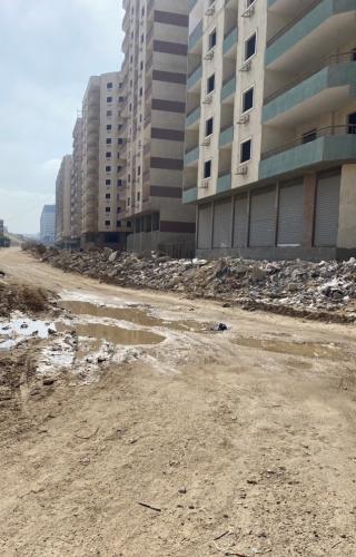 Abandoned apartments in Nasr City, outside of Cairo