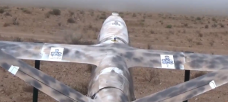  Mottled camoflage on a Samad/KAS-04 drone, April 27, 2024