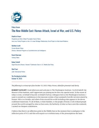 NewMiddleEastHamas-forum-transcript-20231010