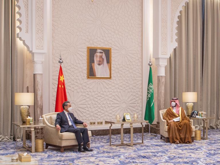 Chinese foreign minister Wang Yi meets Saudi Crown Prince Mohammed Bin Salman in Riyadh