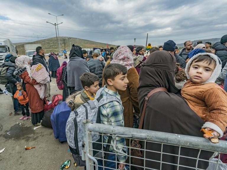 Syrian refugees leaving Turkey after earthquake