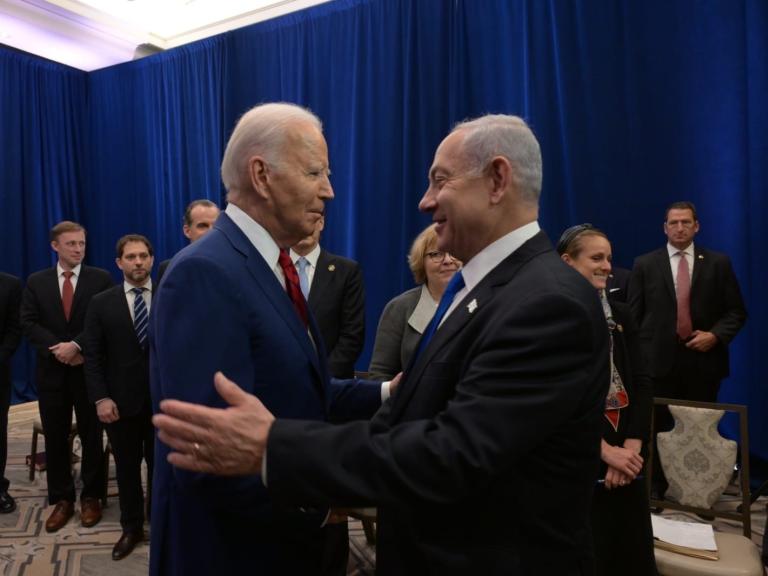 President Joe Biden and Prime Minister Binyamin Netanyahu meet at the United Nations in New York in September 2023 - source: Prime Minister's Office