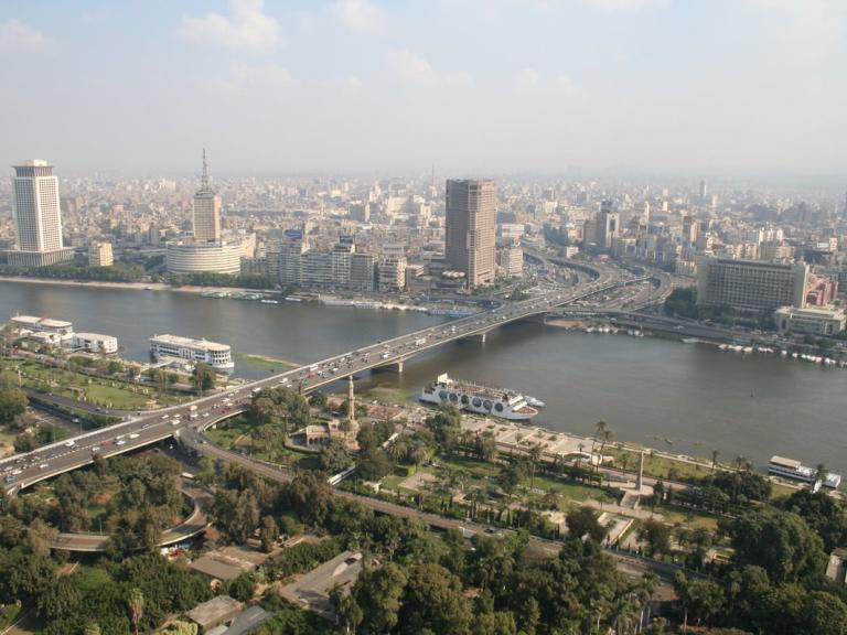 View of the Nile in Cairo