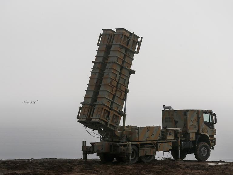 In Iranian Khordad-15 air-defense missile launcher - source: Wikimedia Commons
