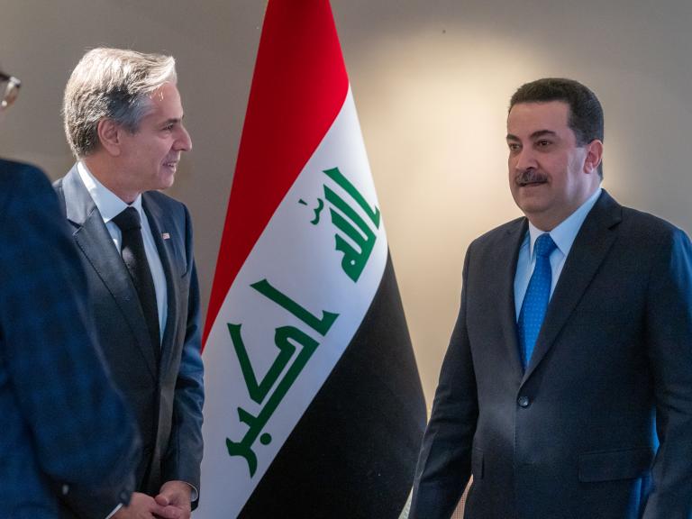 Secretary of State Blinken meets Iraqi PM Sudani