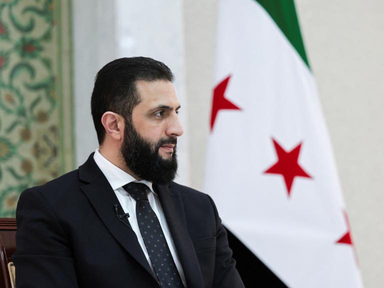 President Sharaa of Syria in Damascus in 2025 - source: Reuters