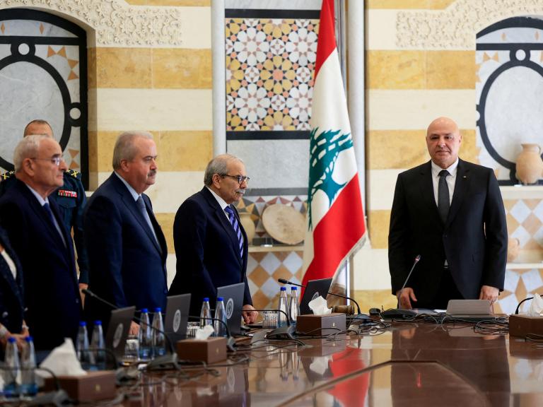 Lebanon's President, Joseph Aoun, meets with his Cabinet in November 2025 - source: Reuters
