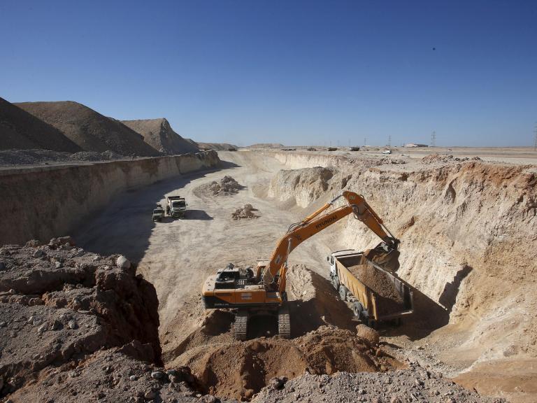 A phosphate mine in Morocco - source: Reuters