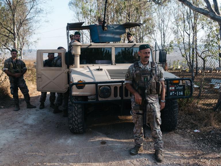 Lebanese Armed Forces deploy to the southern village of Zawtar Al-Gharbiya in October 2026 - source: Reuters