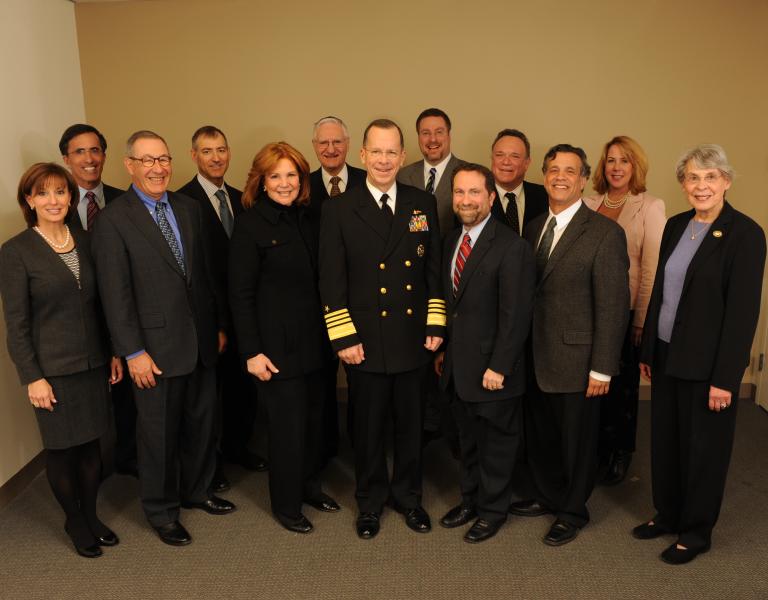 Admiral Mullen meets with Institute trustees