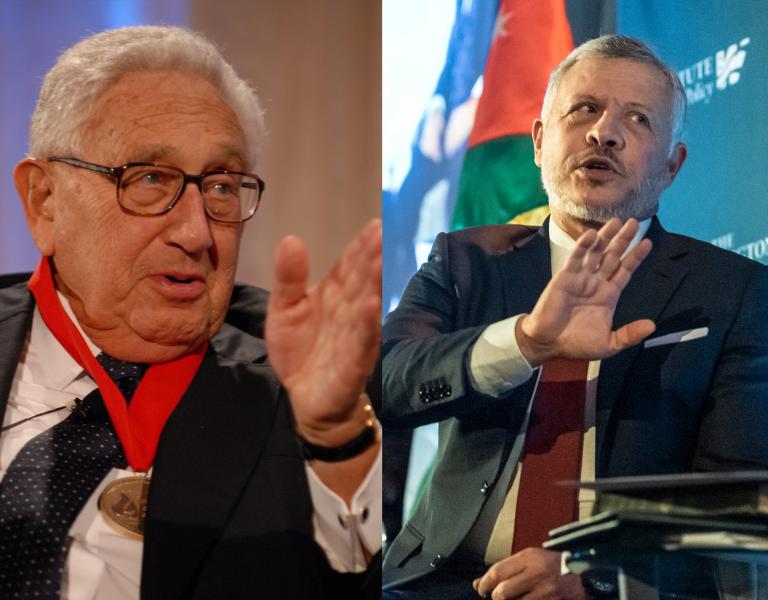 Scholar-Statesman Award Honorees Blair, Kissinger, Abdullah, and Shultz 