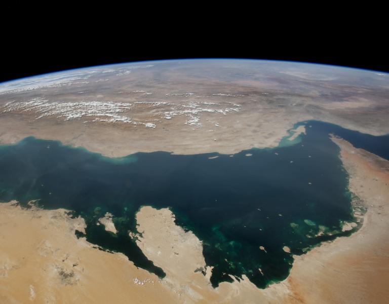 A satellite view of the Persian Gulf - source: NASA
