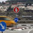 Traffic passes the Israeli settlement of Efrat in the West Bank