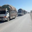 Trucks from the Autonomous Region, NE Syria, deliver aid after 2023 earthquake