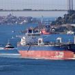 A Russian crude oil tanker transits the Bosphorus in Istanbul, Turkey, in 2024 - source: Reuters
