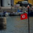 A Tunisian flag flies at the port of Bizerte - source: Reuters