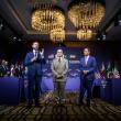 U.S. Vice President JD Vance speaks next to Pakistan's Prime Minister Shehbaz Sharif and Qatar's Prime Minister Sheikh Mohammed bin Abdulrahman bin Jassim Al-Thani at the start of a quadrilateral meeting between the United States, Iran, Pakistan and Qatar at the Burgenstock luxury hotel complex overlooking Lake Lucerne, Switzerland - source: Reuters