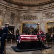 A dignitary lies in state with an honor guard at the U.S. Capitol Rotunda - source: Architect of the Capitol