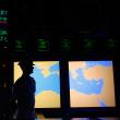 A US Navy sailor stands in front of a map display of the Mediterranean Sea - source: Reuters