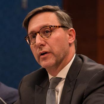 Matthew Levitt testifying before Congress in December 2023 - source: Kori Francis for The Washington Institute