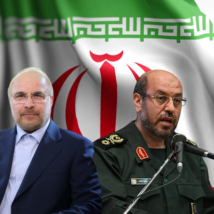 Iran's Majlis head Qalibaf, former defense minister Dehghan