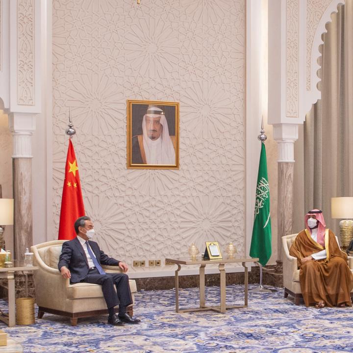 Chinese foreign minister Wang Yi meets Saudi Crown Prince Mohammed Bin Salman in Riyadh